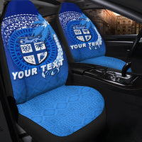 Custom Personalised Fiji Tapa Tribal Coconut Tree Car Seat Covers LT12 - Wonder Print Shop
