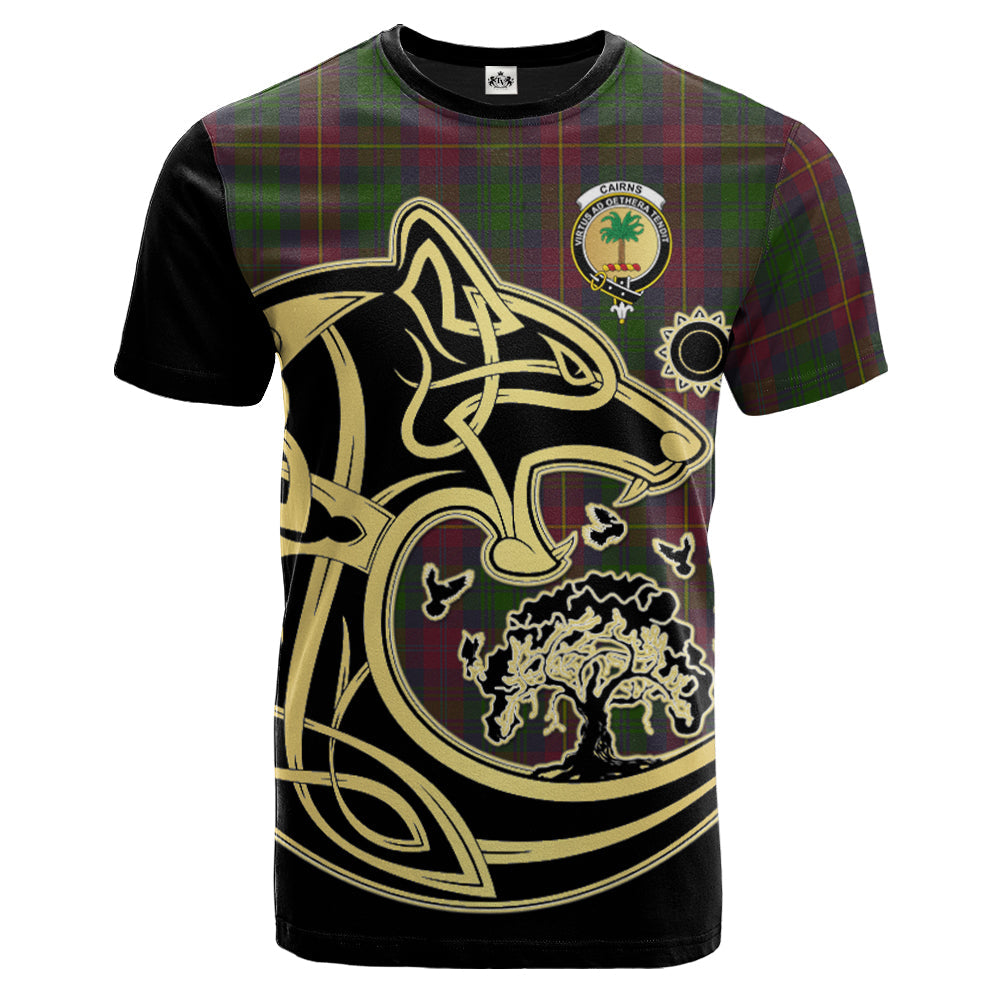 scottish-cairns-clan-crest-celtic-wolf-tartan-t-shirt