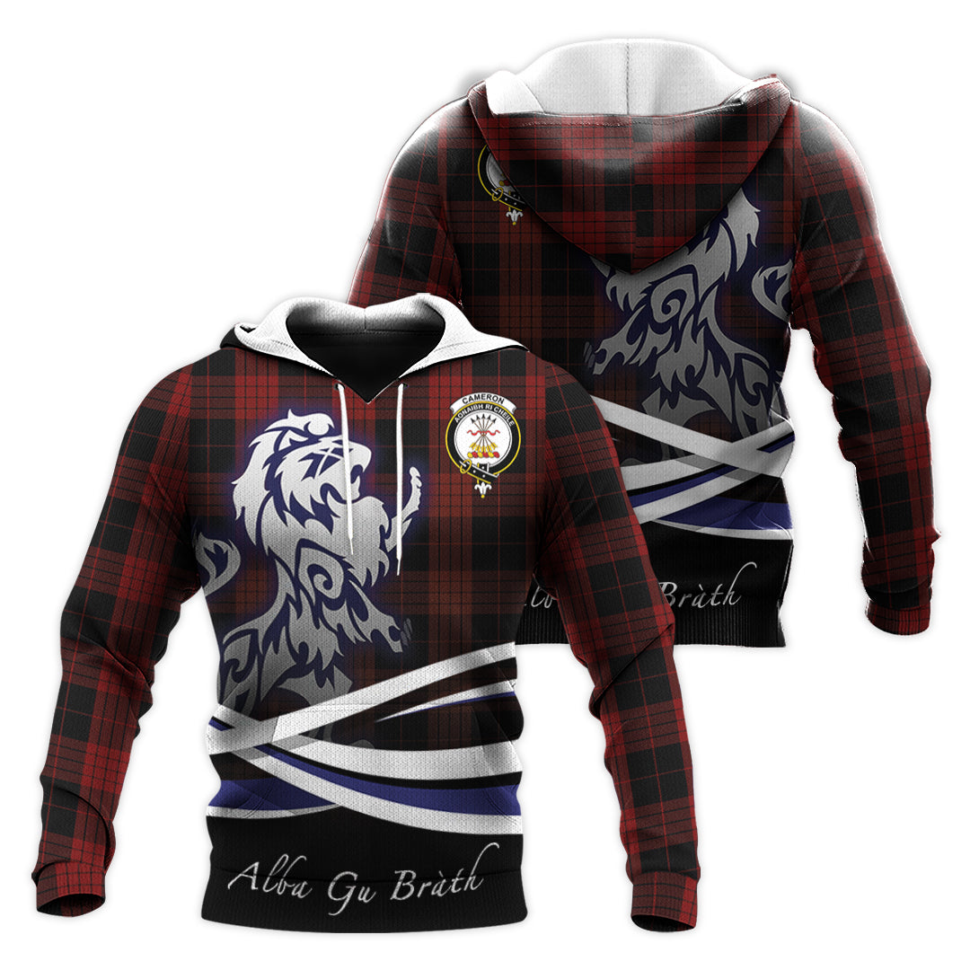 scottish-cameron-black-and-red-clan-crest-scotland-lion-tartan-hoodie