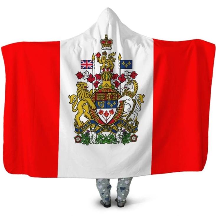 canada-coat-of-arms-01-hooded-blanket