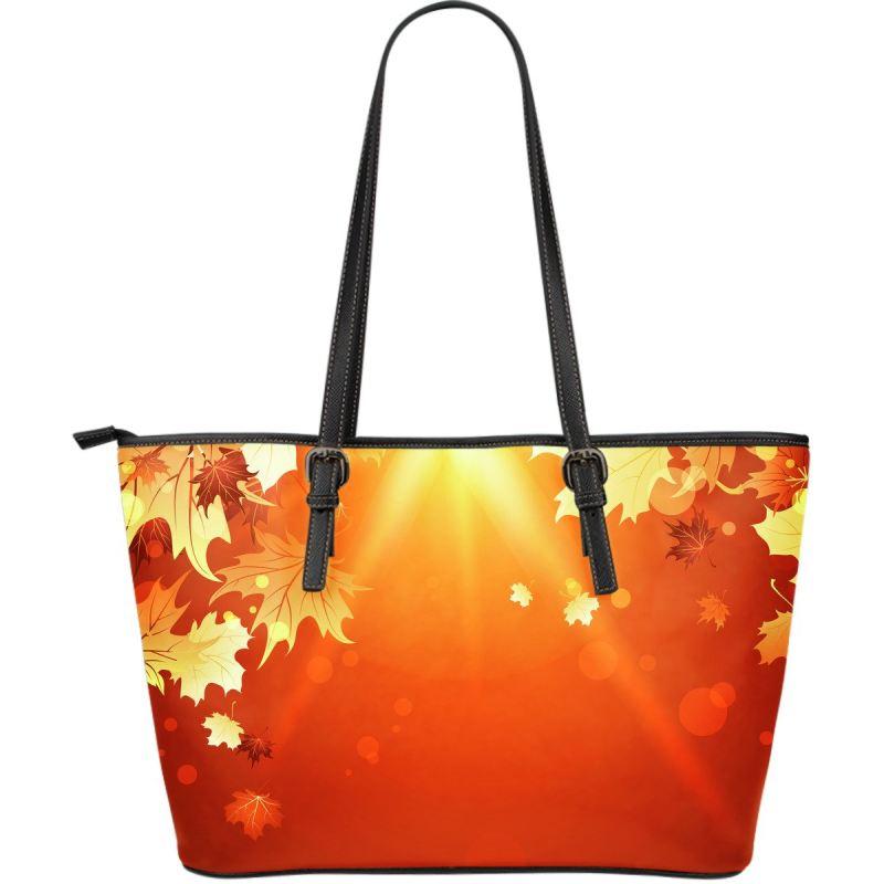 canada-maple-leaf-illustration-04-large-leather-tote-bag