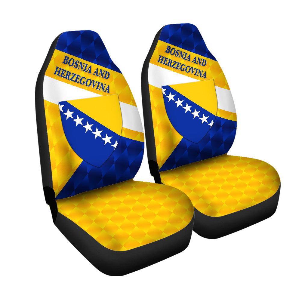 Bosnia and Herzegovina Car Seat Cover Sporty Style LT8 - Wonder Print Shop