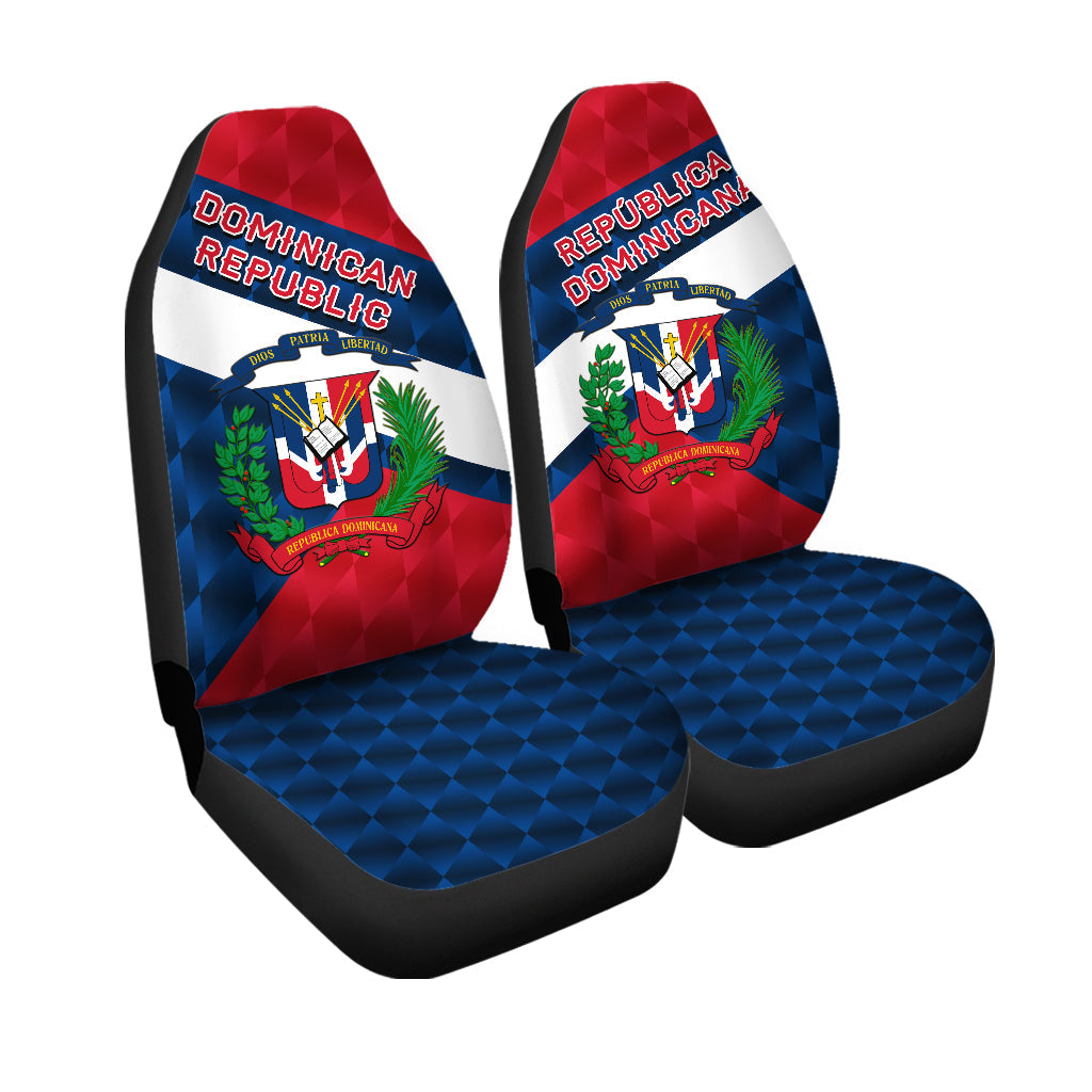 Dominican Republic Car Seat Cover Sporty Style LT8 - Wonder Print Shop