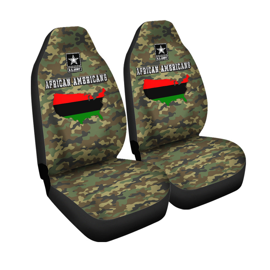 Military of African Americans Car Seat Cover Flag Simple Style LT8 - Wonder Print Shop