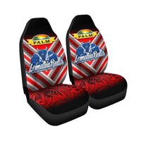 Mate Ma'a Tonga Car Seat Covers Leimatu'a Bulls Creative Style Red LT8 - Wonder Print Shop