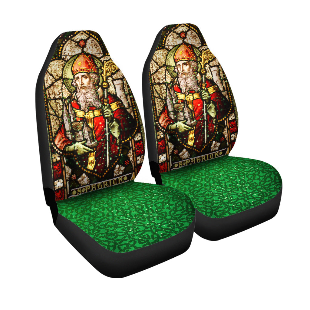 Ireland Saint Patrick's Day Car Seat Cover Saint Patrick Vibes LT8 - Wonder Print Shop
