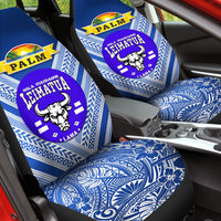 Mate Ma'a Tonga Car Seat Covers Leimatu'a Bulls Creative Style Blue NO.1 LT8 - Wonder Print Shop