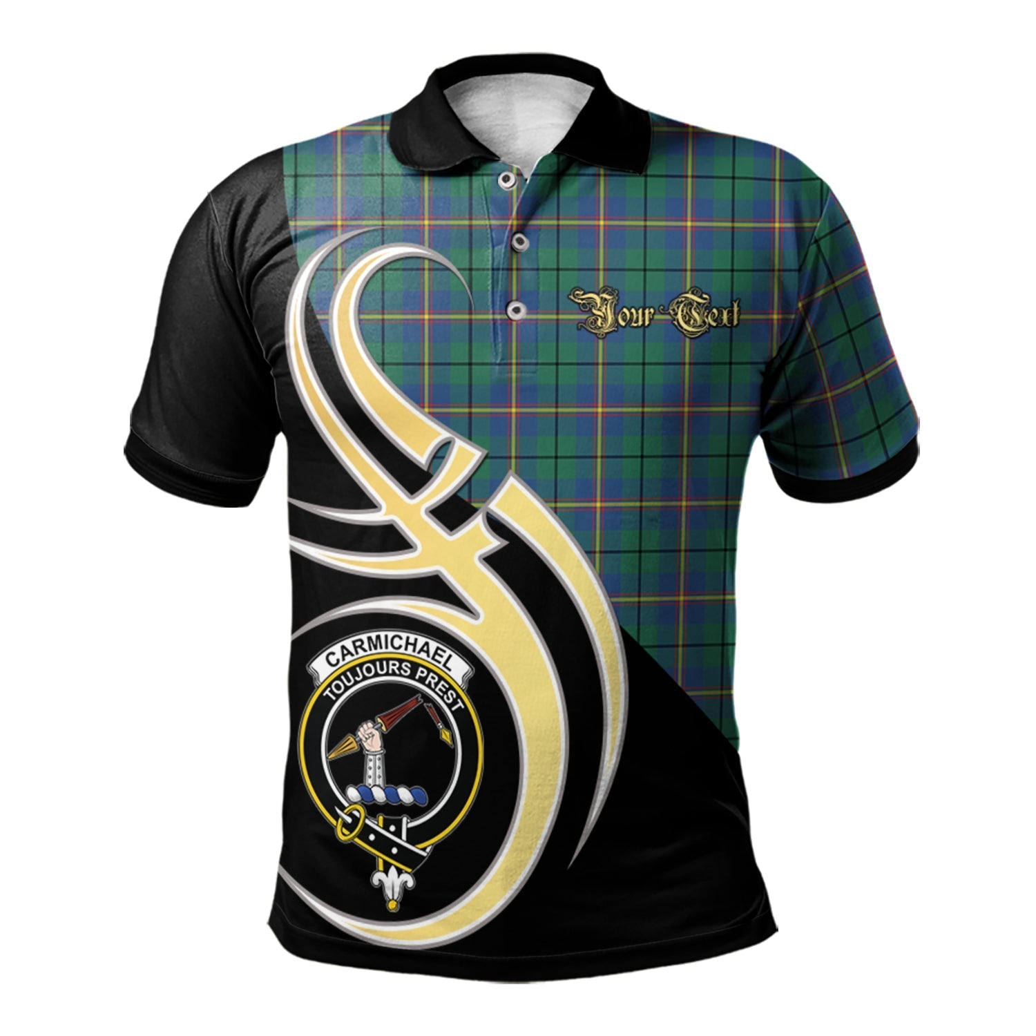 scotland-carmichael-ancient-clan-crest-tartan-believe-in-me-polo-shirt