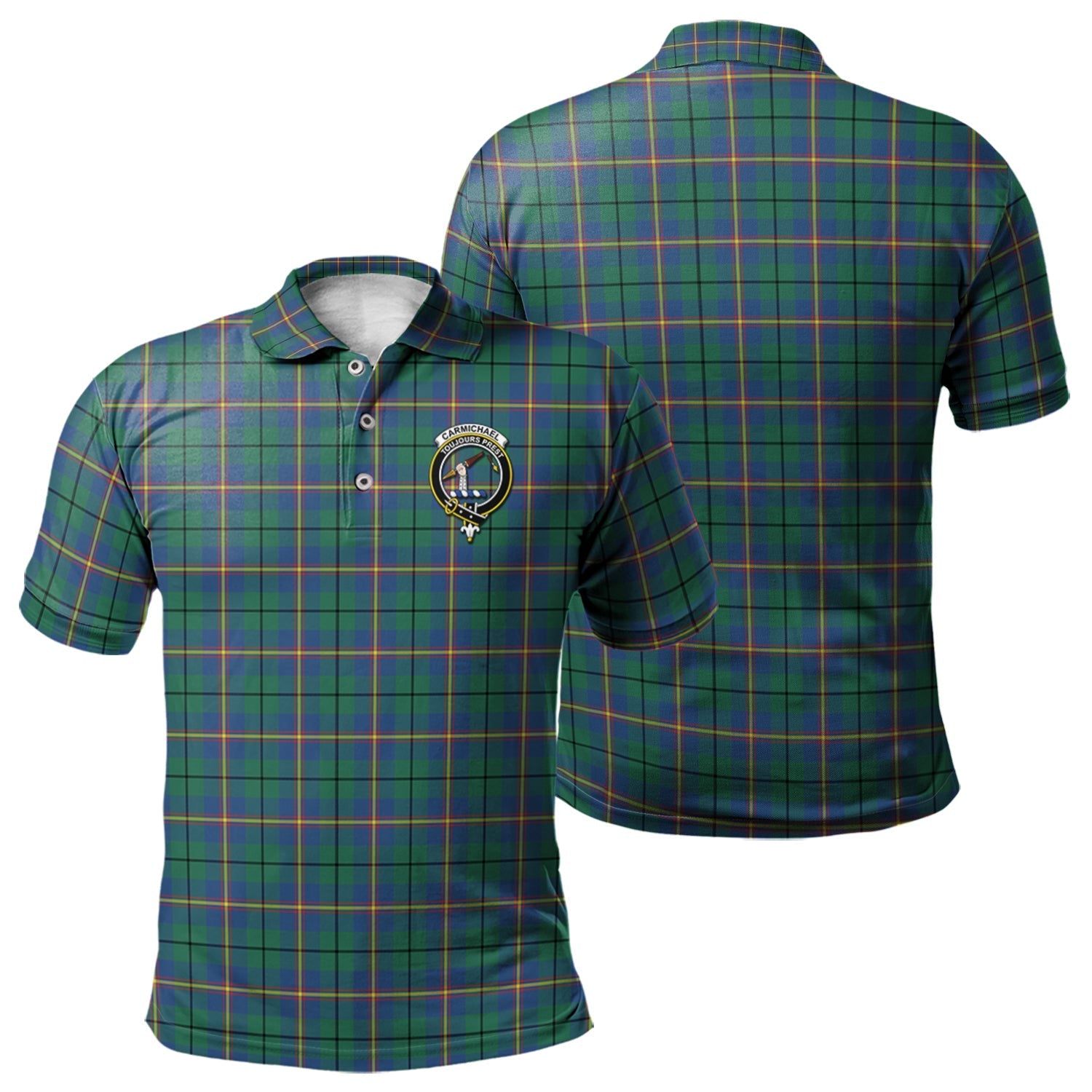 scottish-carmichael-ancient-clan-crest-tartan-polo-shirt