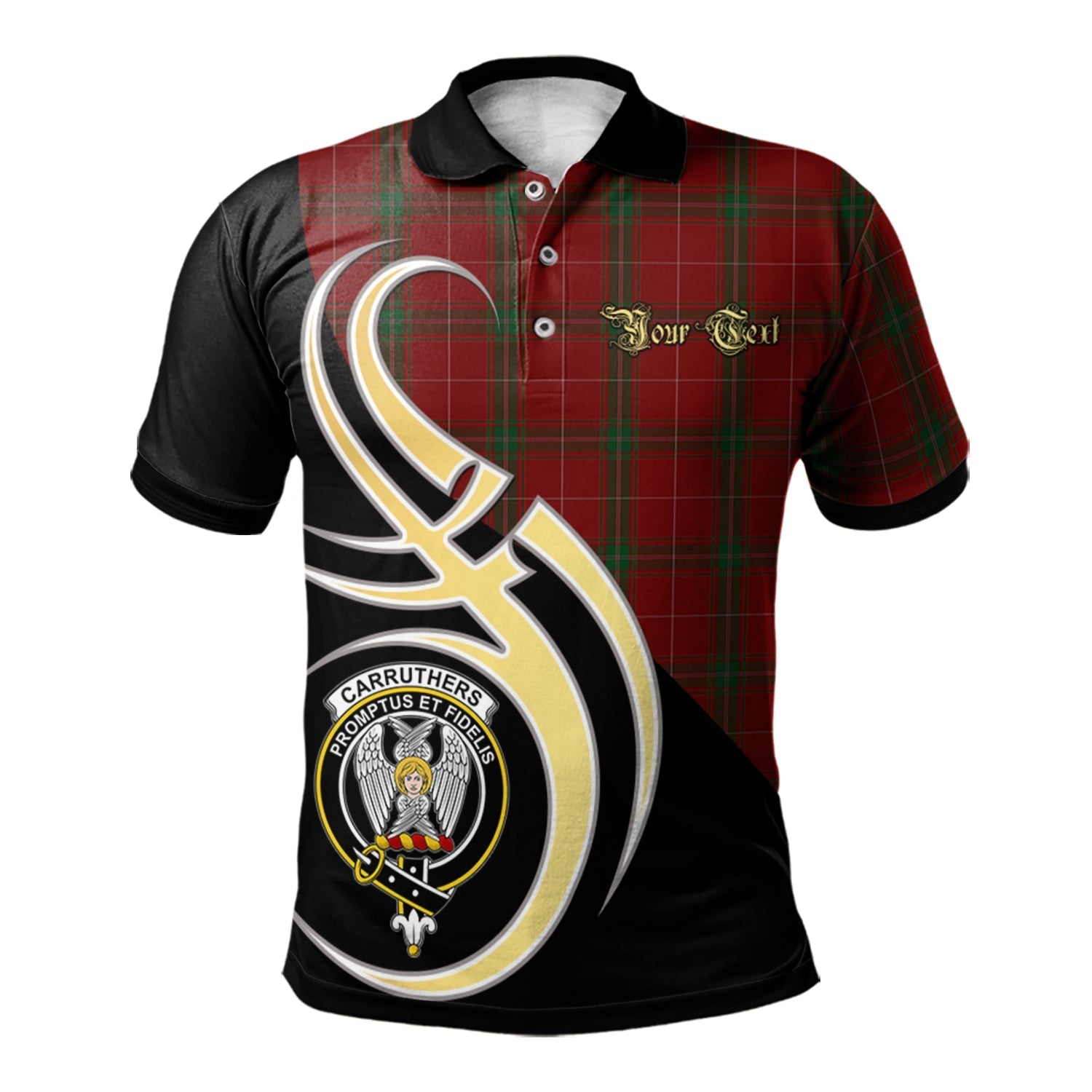 scotland-carruthers-clan-crest-tartan-believe-in-me-polo-shirt