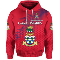 Cayman Islands Hoodie Coat Of Arms Independence Anniversary Simple Style Red LT8 - Wonder Print Shop