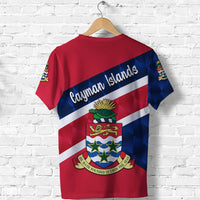Cayman Islands T Shirt Coat Of Arms Independence Anniversary Sporty Style LT8 - Wonder Print Shop