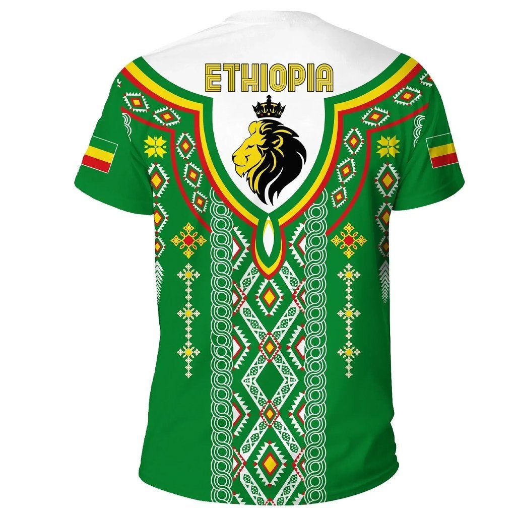 Ethiopia Ethnic Wallpaper T Shirt LT10 - Wonder Print Shop