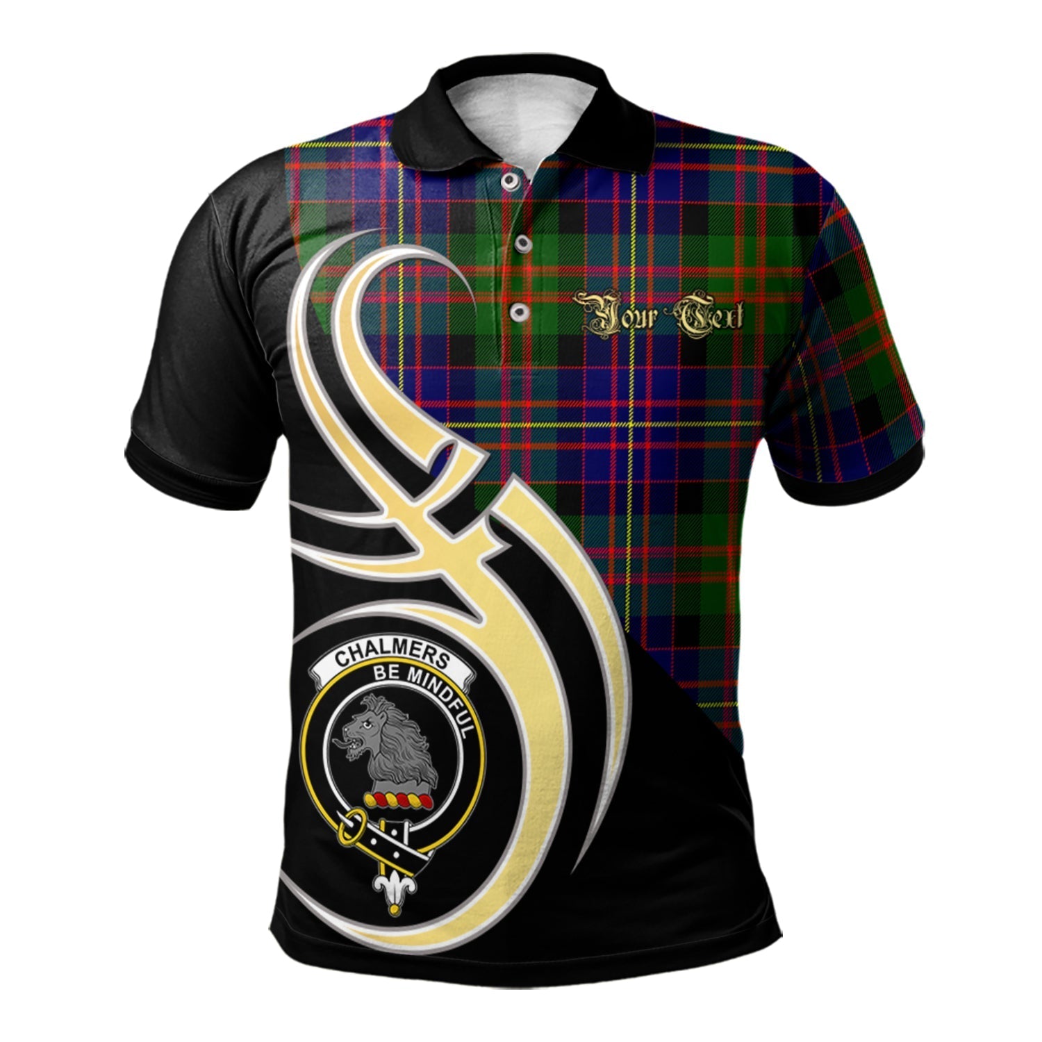 scotland-chalmers-modern-clan-crest-tartan-believe-in-me-polo-shirt