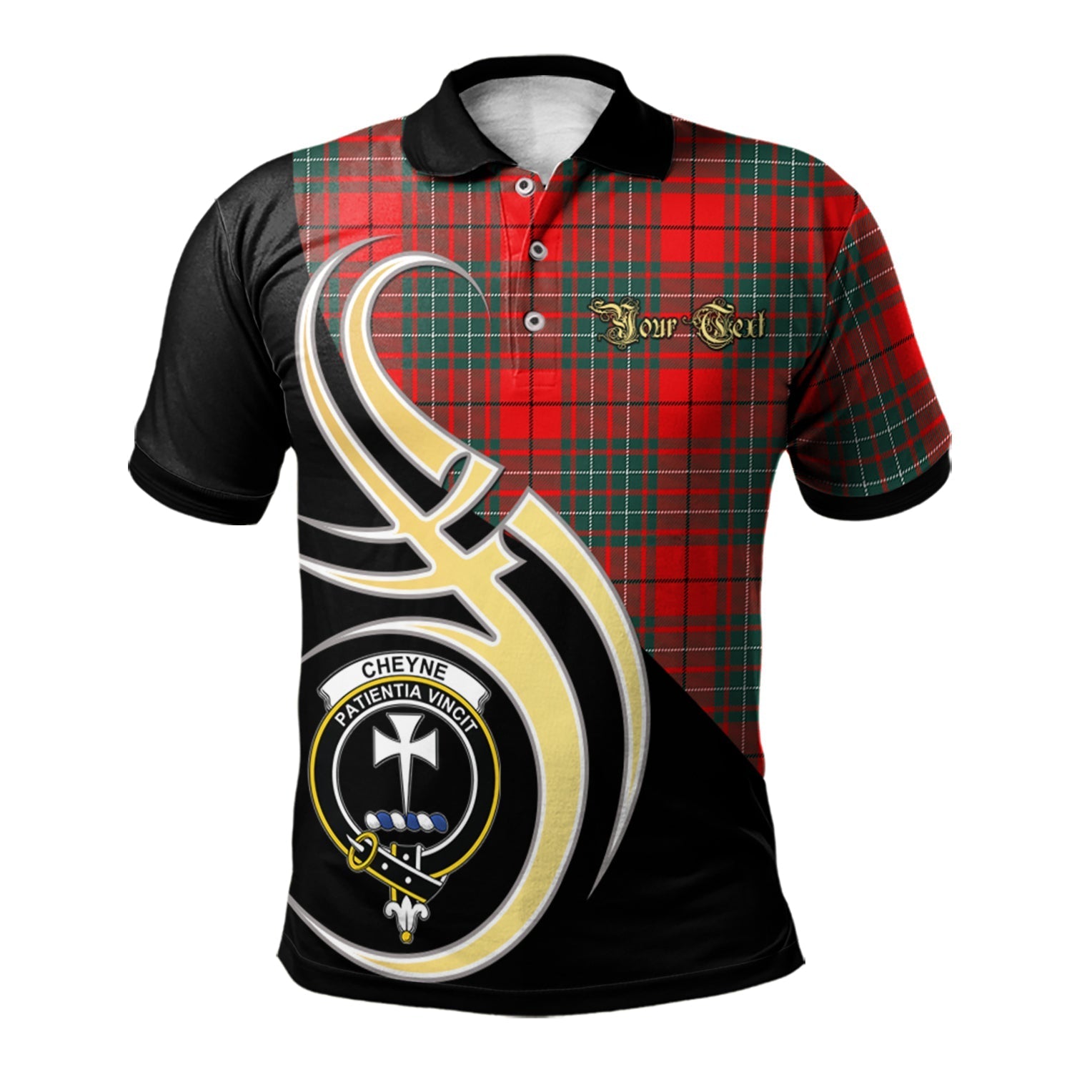 scotland-cheyne-clan-crest-tartan-believe-in-me-polo-shirt