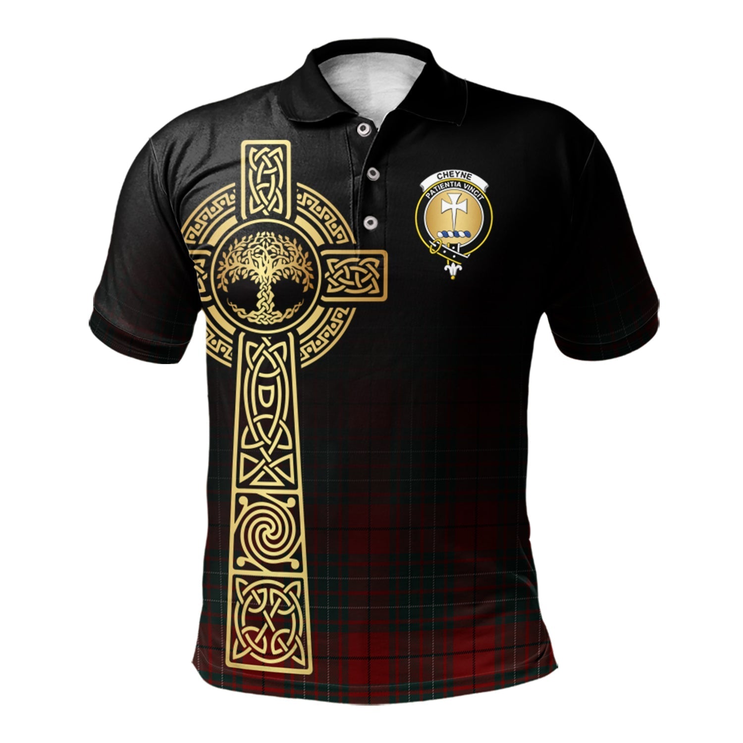 scottish-cheyne-clan-crest-tartan-celtic-tree-of-life-polo-shirt