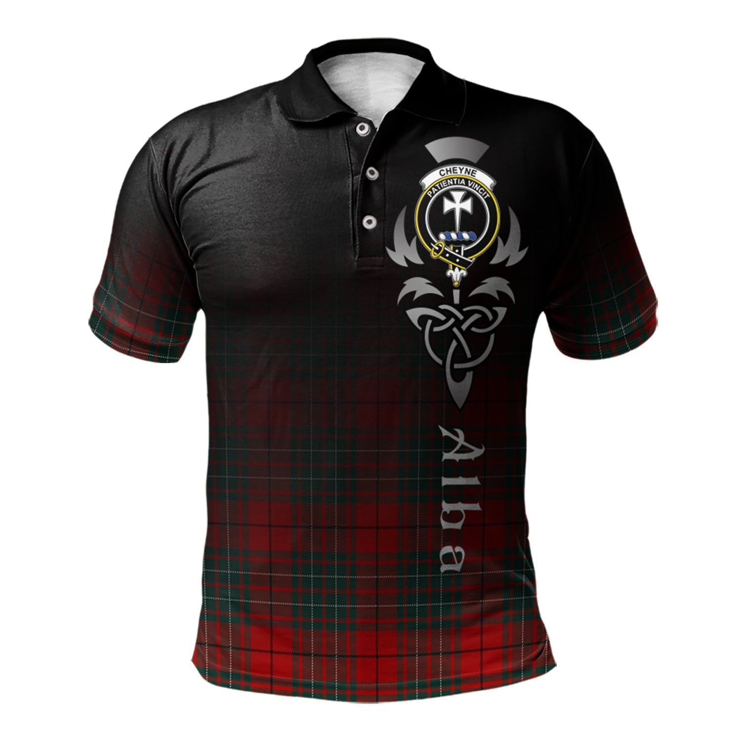 scottish-cheyne-clan-crest-tartan-alba-celtic-polo-shirt