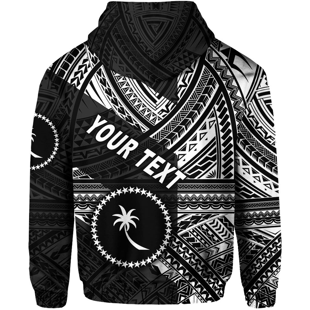 Custom FSM Chuuk Zip Hoodie Original Style Black LT8 - Wonder Print Shop
