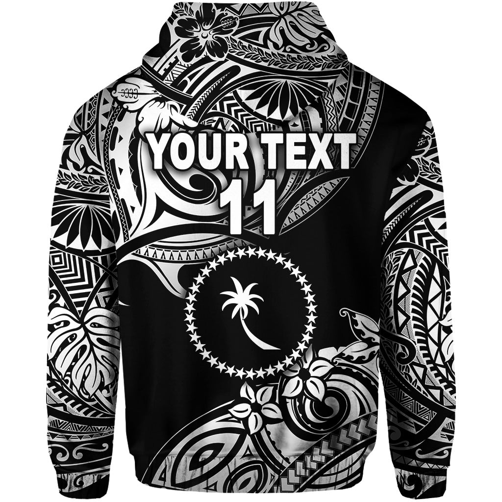 Custom FSM Chuuk Hoodie Unique Vibes Black LT8 - Wonder Print Shop