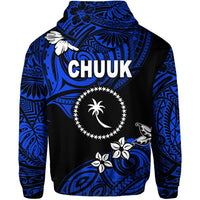 FSM Chuuk Zip Hoodie Unique Vibes Blue LT8 - Wonder Print Shop