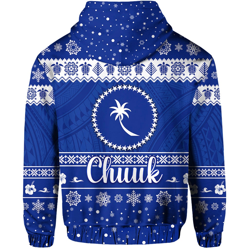 Christmas FSM Chuuk Hoodie Simple Style LT8 - Wonder Print Shop