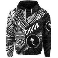 Custom FSM Chuuk Hoodie Original Style Black LT8 - Wonder Print Shop