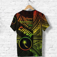 FSM Chuuk T Shirt Happy Independence Day Original Vibes Reggae LT8 - Wonder Print Shop