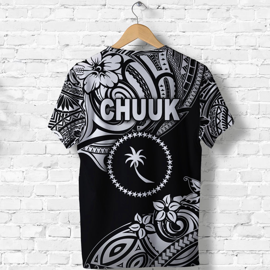 FSM Chuuk T Shirt Unique Vibes Black LT8 - Wonder Print Shop
