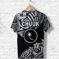 FSM Chuuk T Shirt Unique Vibes Black LT8 - Wonder Print Shop