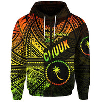 Custom FSM Chuuk Zip Hoodie Happy Independence Day Original Vibes Reggae LT8 - Wonder Print Shop