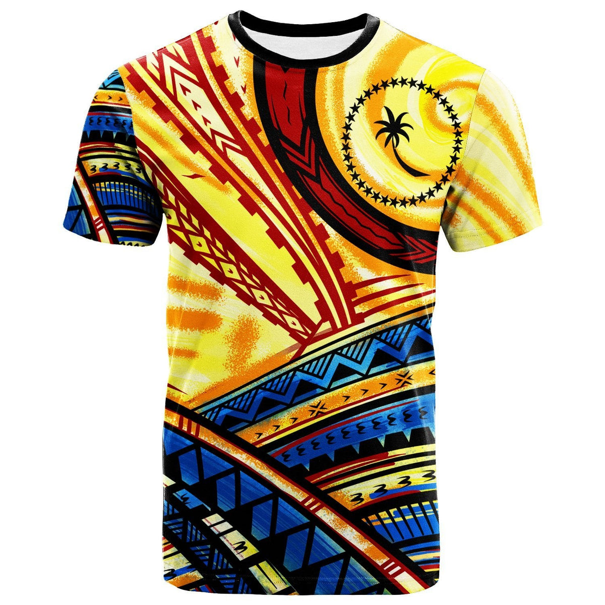 Chuuk T Shirt The Twilight Of Chuuk Paint Style - Wonder Print Shop
