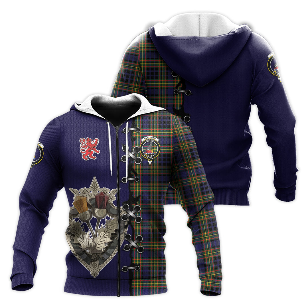 scottish-clelland-modern-clan-crest-lion-rampant-anh-celtic-thistle-tartan-hoodie