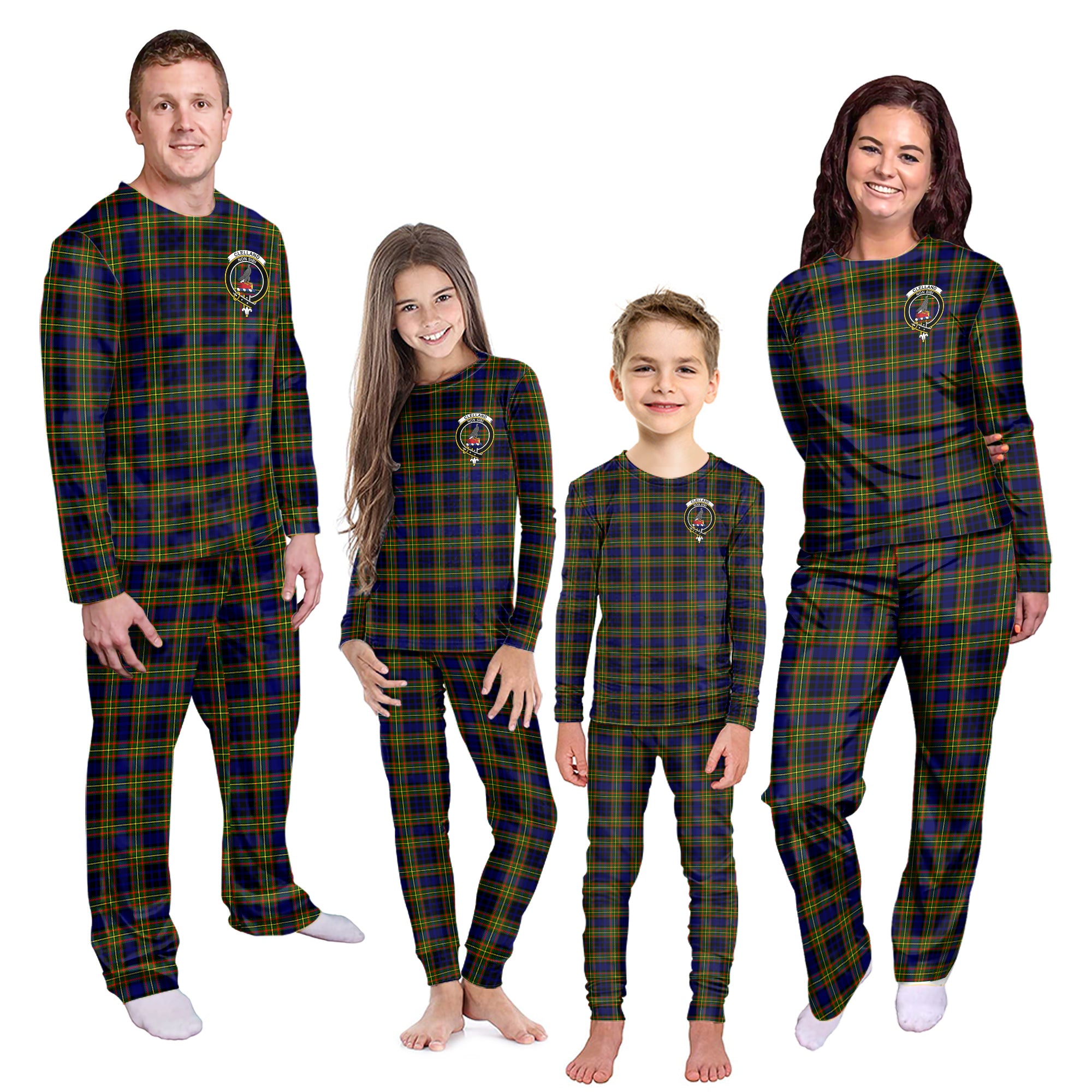 scottish-clelland-modern-clan-crest-tartan-pajama
