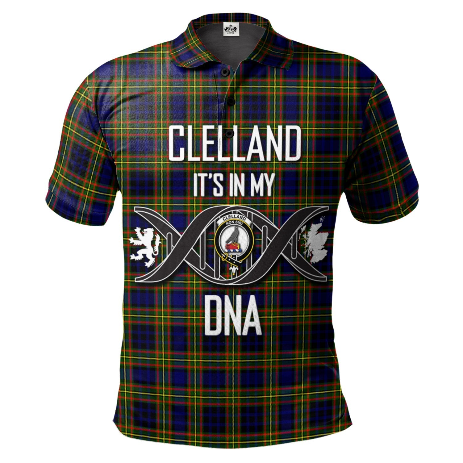 scottish-clelland-modern-clan-dna-in-me-crest-tartan-polo-shirt
