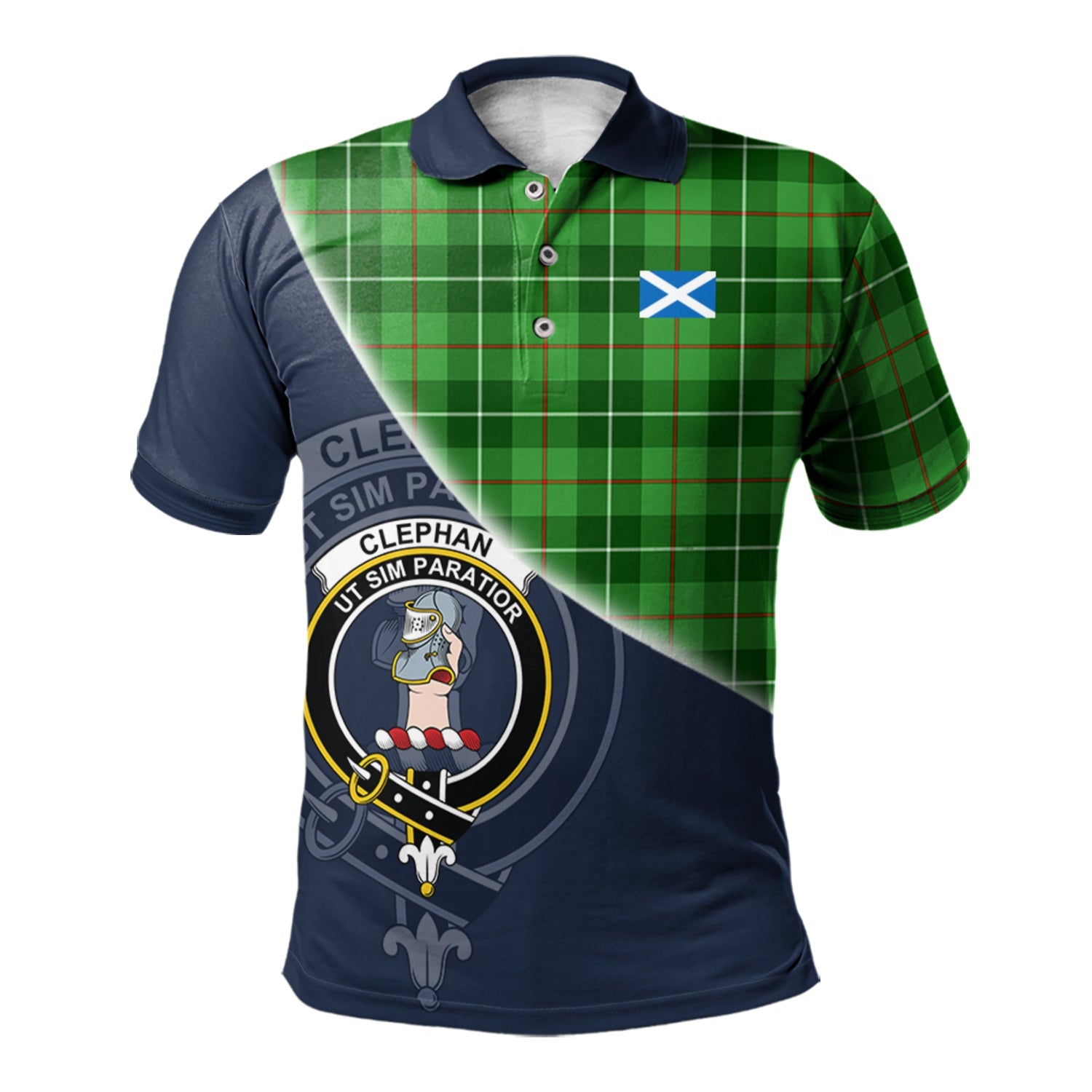 scottish-clephan-clan-crest-tartan-scotland-flag-half-style-polo-shirt