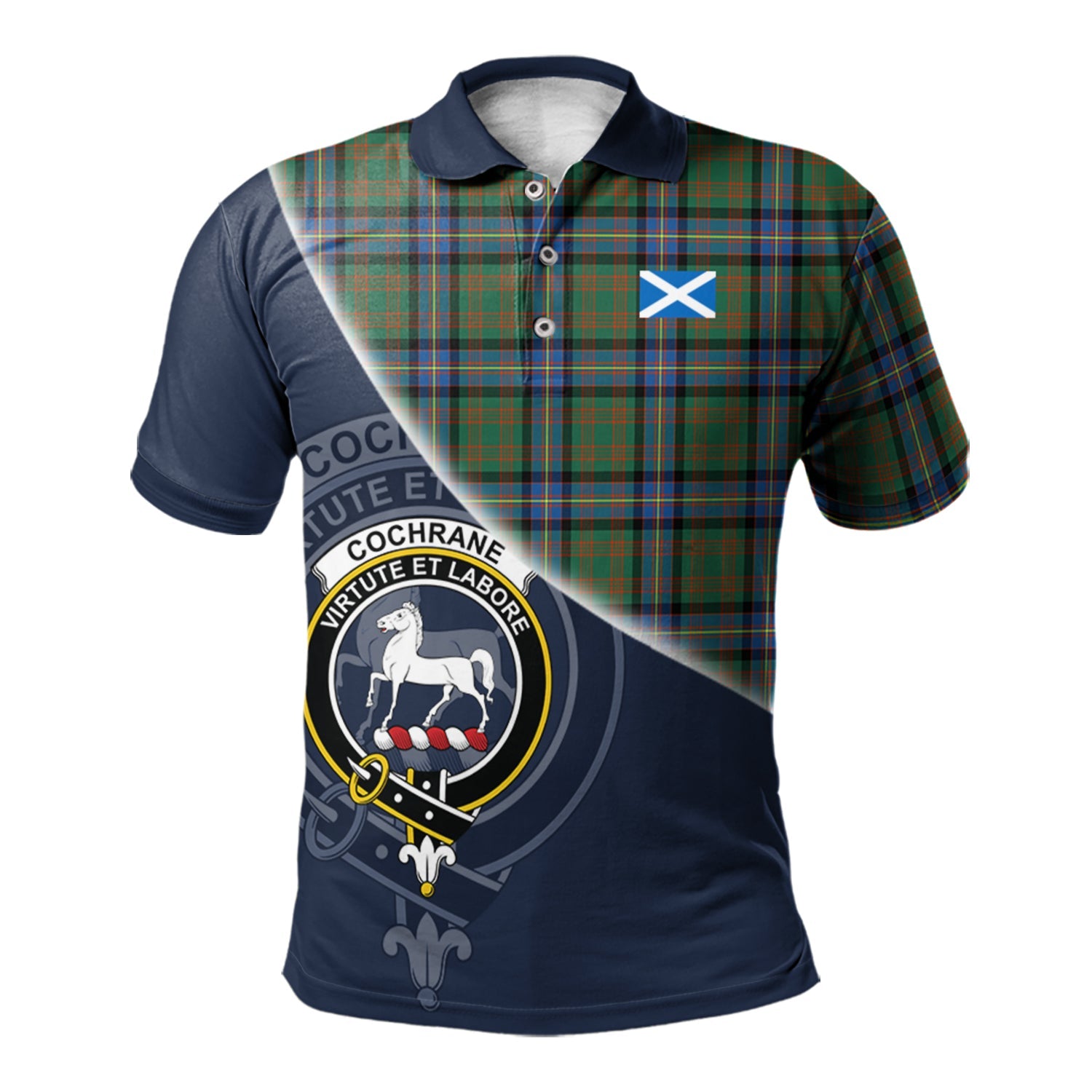 scottish-cochrane-ancient-clan-crest-tartan-scotland-flag-half-style-polo-shirt