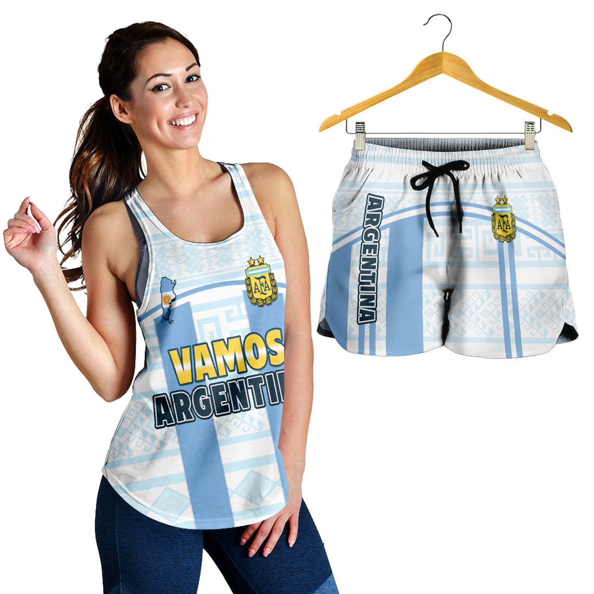 argentina-football-2022-combo-racerback-tank-and-women-short-vamos-la-albiceleste
