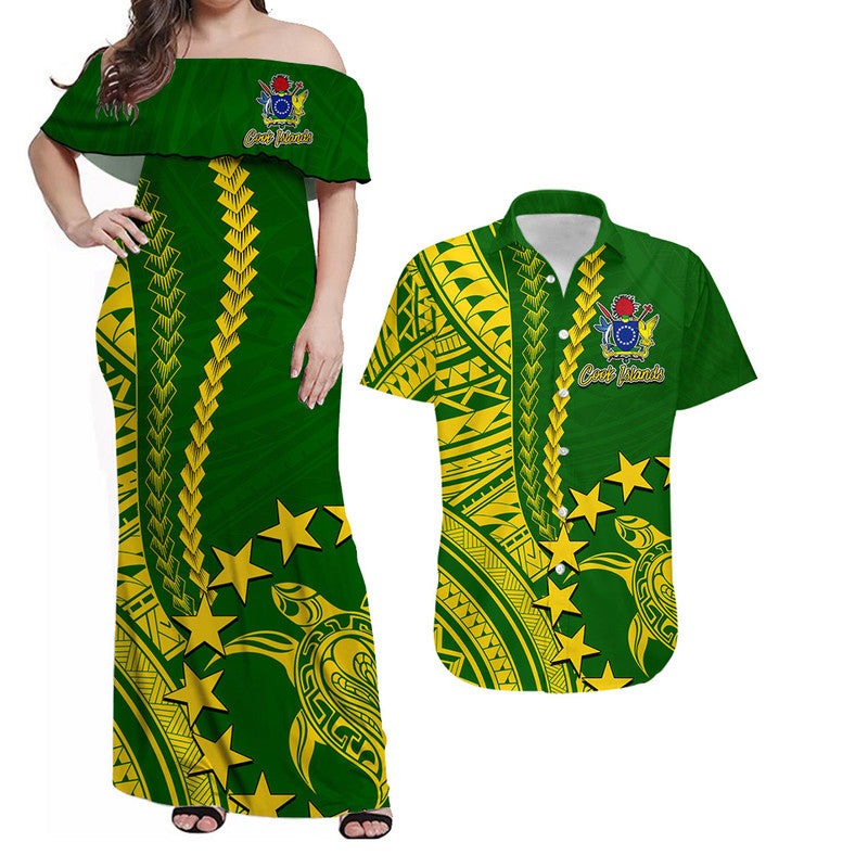 Cook Islands Polynesian Matching Hawaiian Shirt And Dress LT6 - Wonder Print Shop