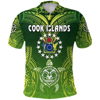Custom Cook Islands Polo Shirt Happy Independence Anniversary, Custom Text And Number LT8 - Wonder Print Shop