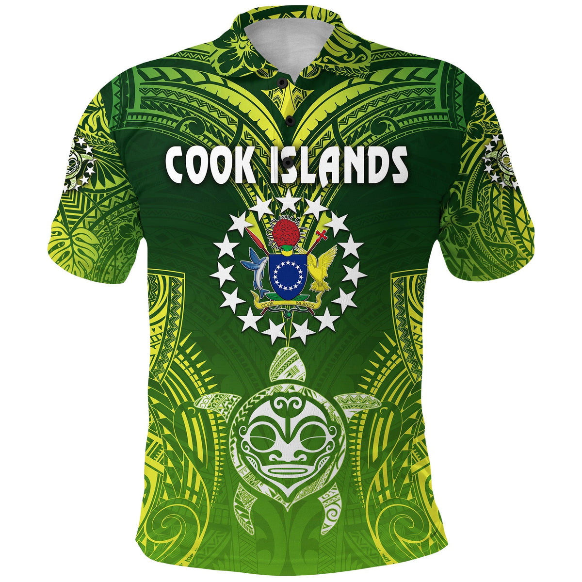(Custom Text And Number) Cook Islands Polo Shirt Happy Independence Anniversary LT8 - Wonder Print Shop