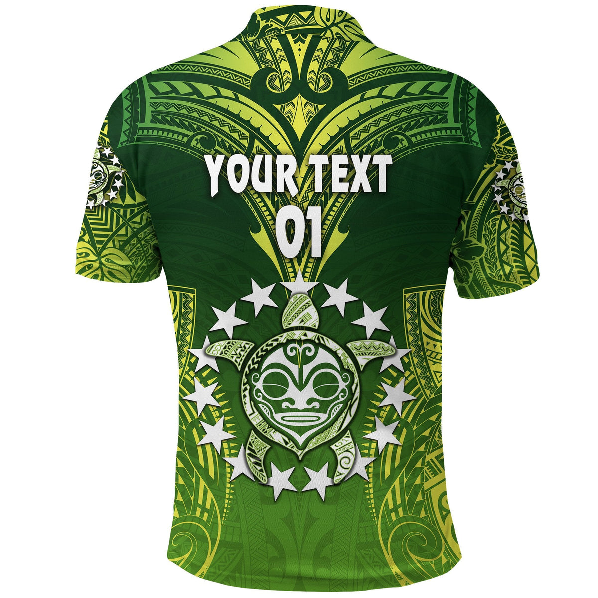 Custom Cook Islands Polo Shirt Happy Independence Anniversary, Custom Text And Number LT8 - Wonder Print Shop