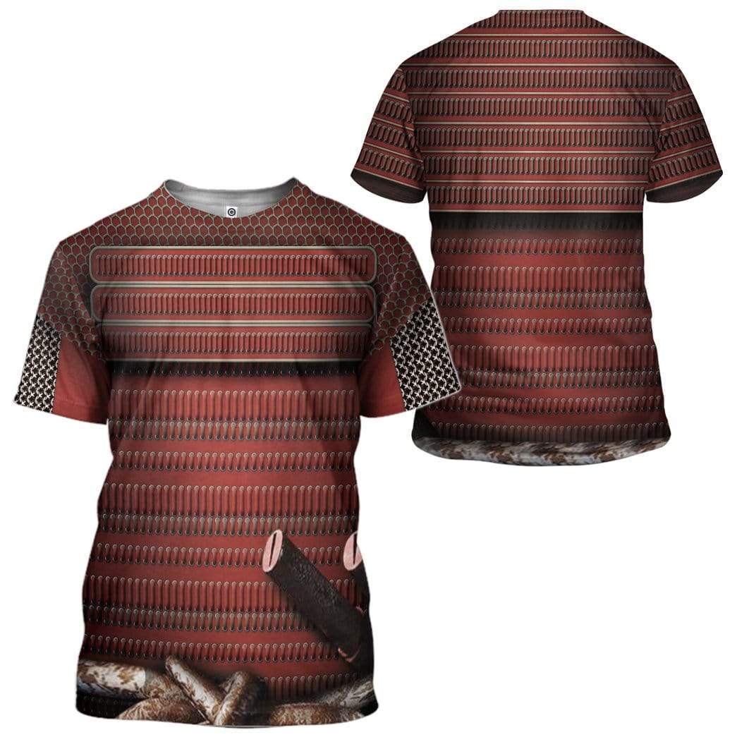 Samurai T Shirt LT8 - Wonder Print Shop