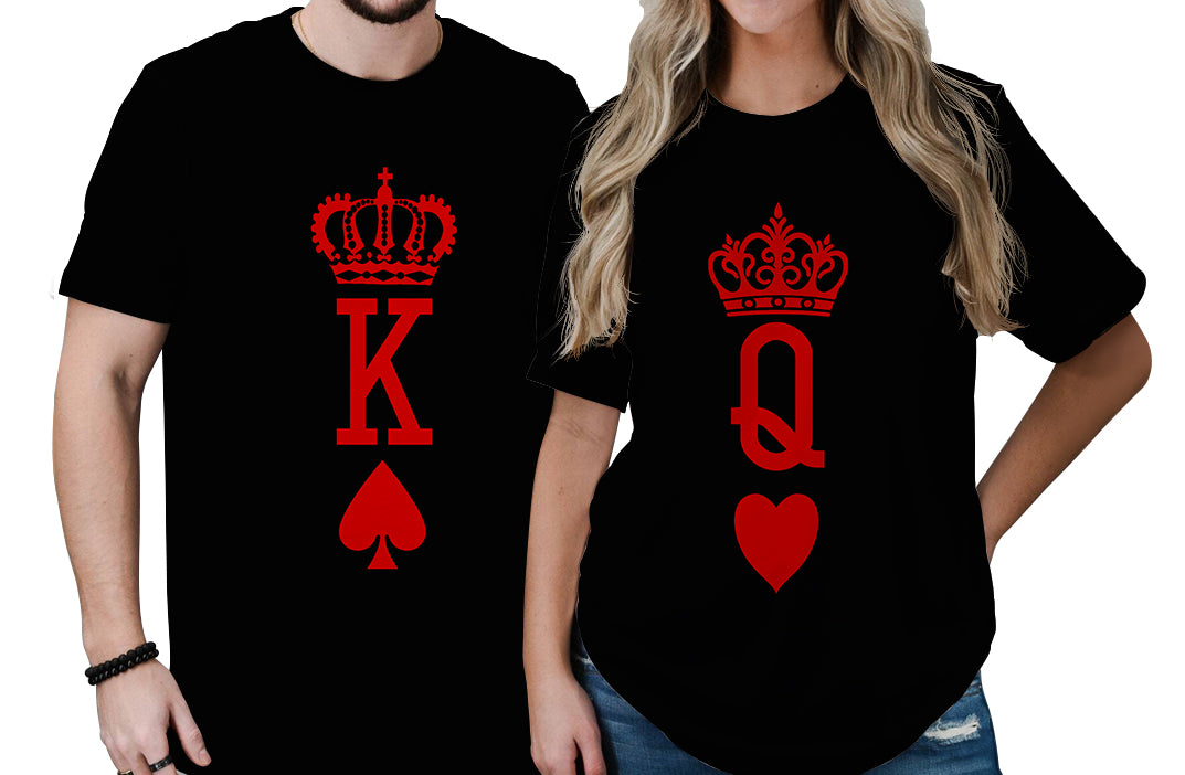 Valentine Day Couple T Shirt K And Q No.2 LT6 - Wonder Print Shop