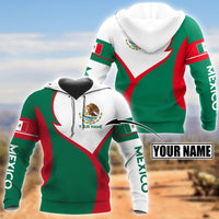 Mexico Green And Red Style Personalized Hoodie - Wonder Print Shop