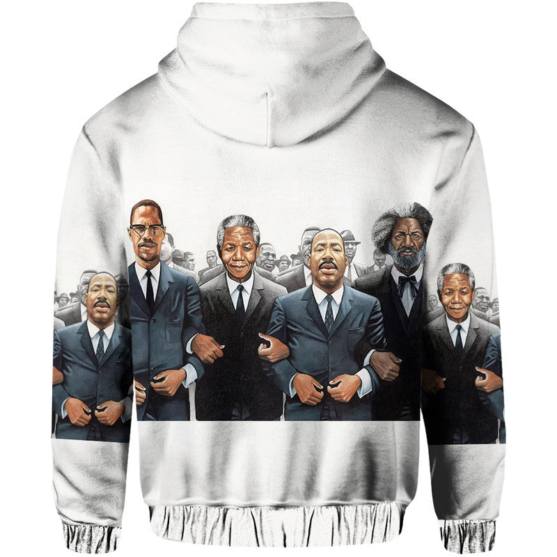 Civil Rights Male Leaders MovemenHoodie Simple Style LT8 - Wonder Print Shop