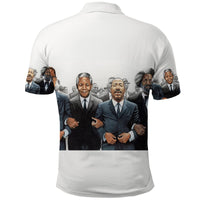Civil Rights Male Leaders Movement Polo Shirt Simple Style LT8 - Wonder Print Shop