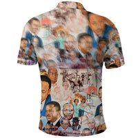 Civil Rights Leaders Polo Shirt Color Painting Style LT8 - Wonder Print Shop