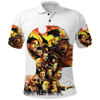 Civil Rights Leaders Polo Shirt African American Pride Art LT8 - Wonder Print Shop