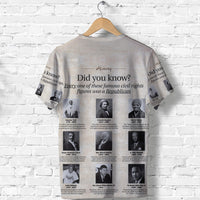 Civil Rights Leaders T Shirt Did You Know History Vibes LT8 - Wonder Print Shop