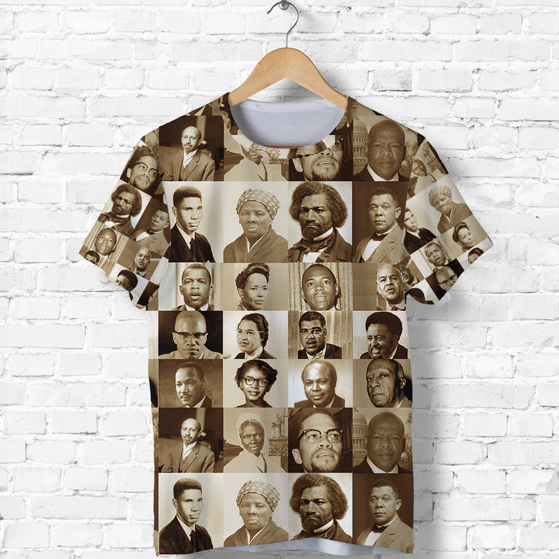 Civil Rights Leaders T Shirt Portrait Version LT8 - Wonder Print Shop